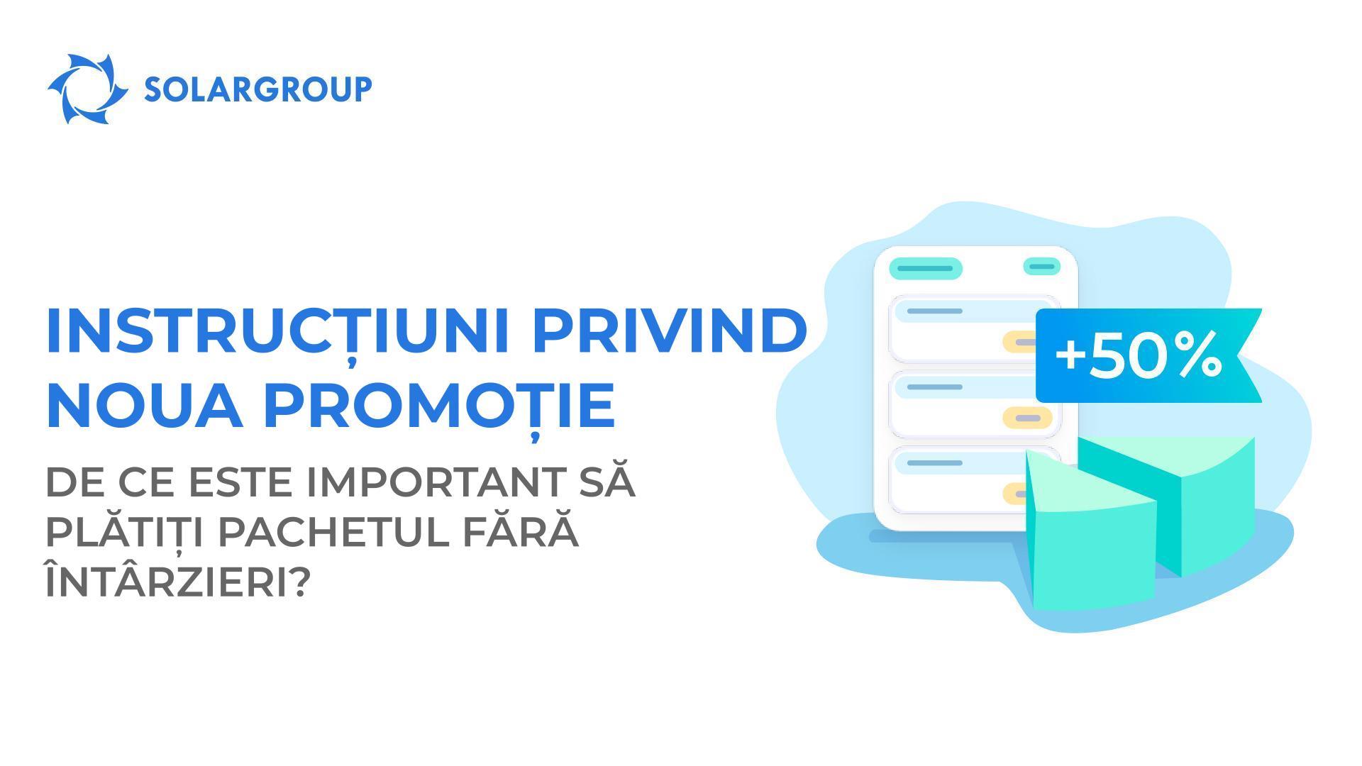 Instrucțiuni privind noua promoție: de ce este important să plătiți pachetul fără întârzieri