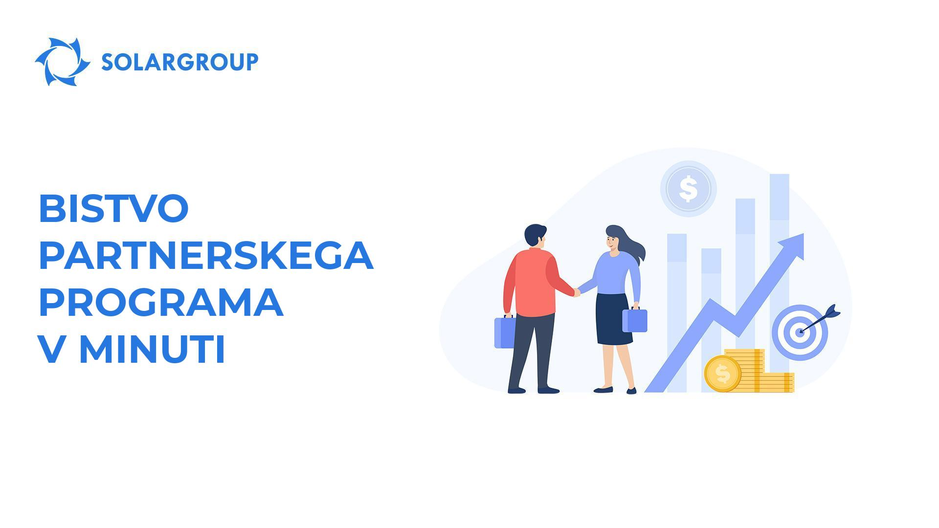Bistvo partnerskega programa v minuti