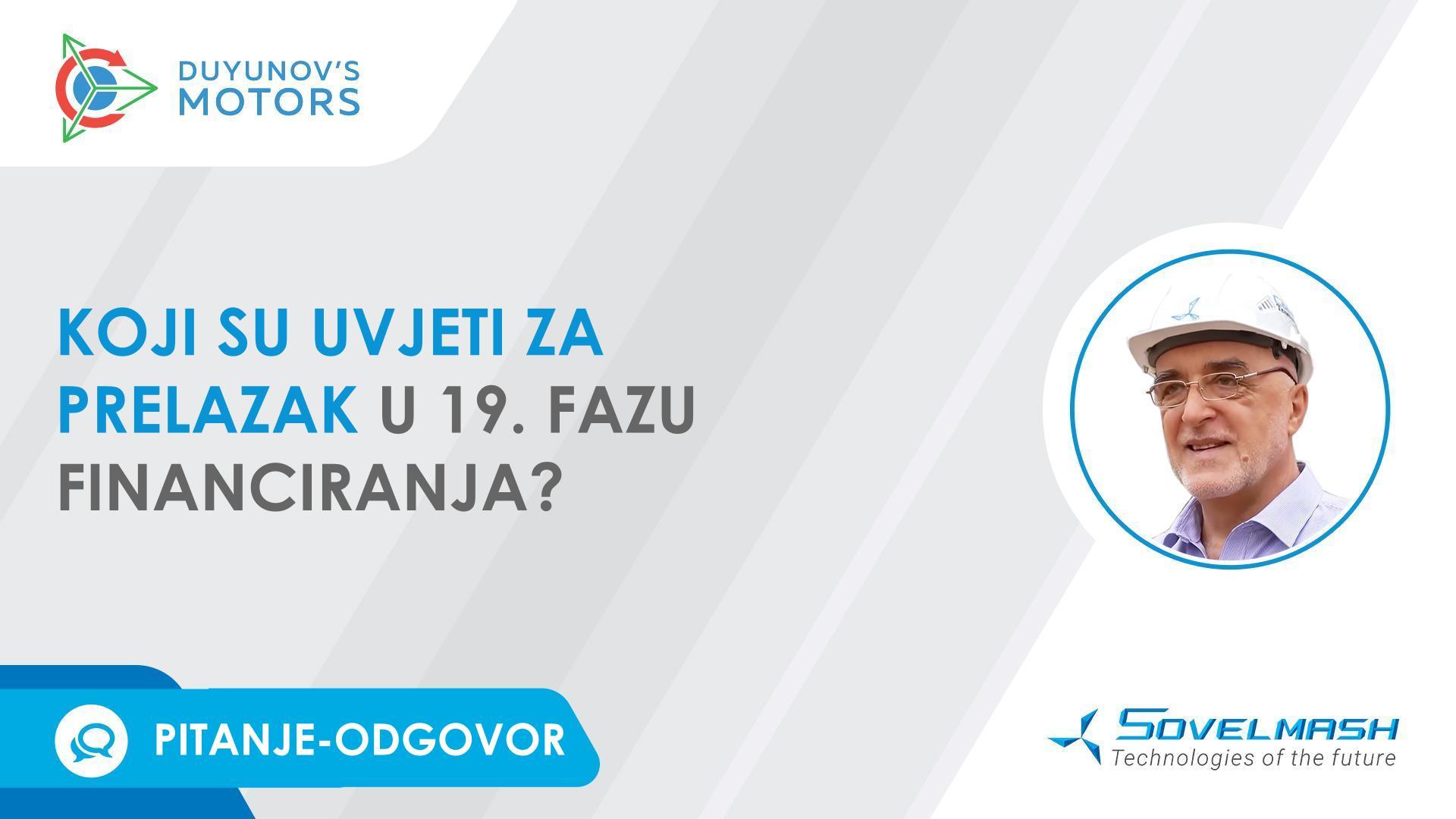 Pitanje-odgovor | Koji su uvjeti za prelazak u 19. fazu financiranja?