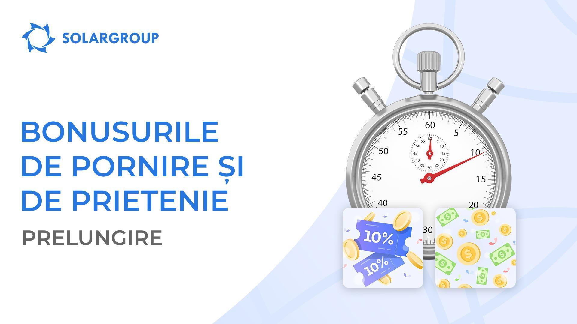 Pentru a începe și pentru prietenie: prelungim bonusurile populare din iulie