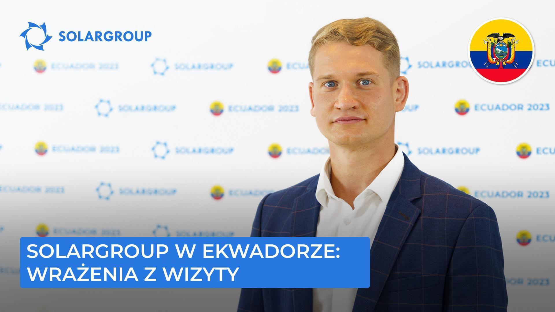 Pavel Filippov: "Jest duże zainteresowanie projektem i biznesem w Ekwadorze!