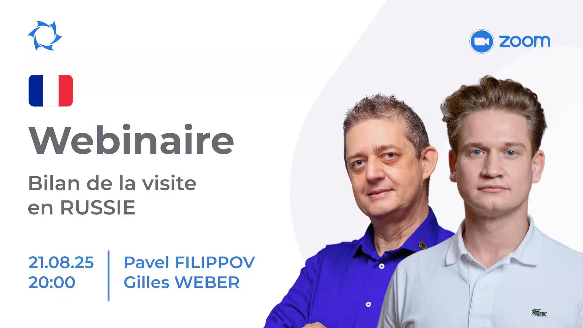 Gilles WEBER et des partenaires : impressions de leur voyage en Russie | WEBINAIRE