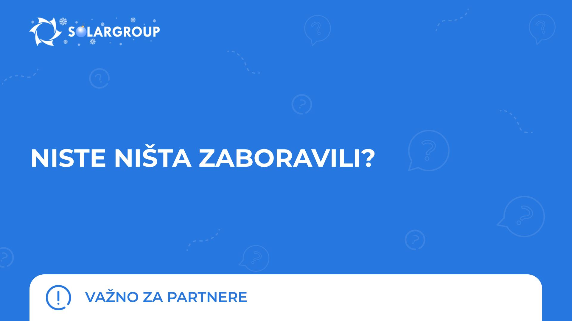 5 zadataka za partnere prije Nove godine | Važno za partnere