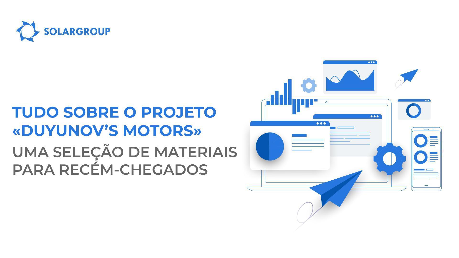 Tudo sobre o projeto "Duyunov's motors": uma seleção de materiais para recém-chegados