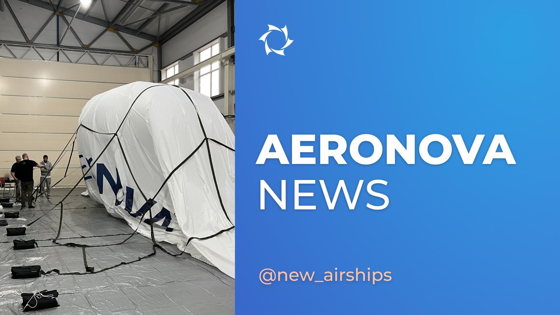 NOVA-01 airship: the first day of tests