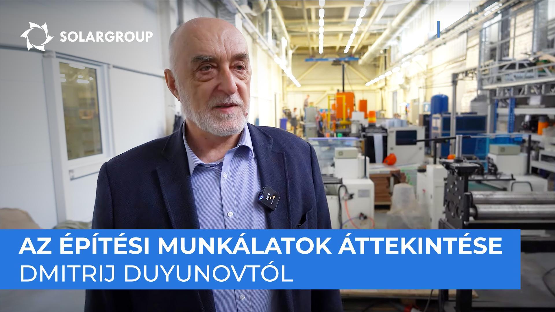 A „Sovelmash" TMTI építésének dinamikája