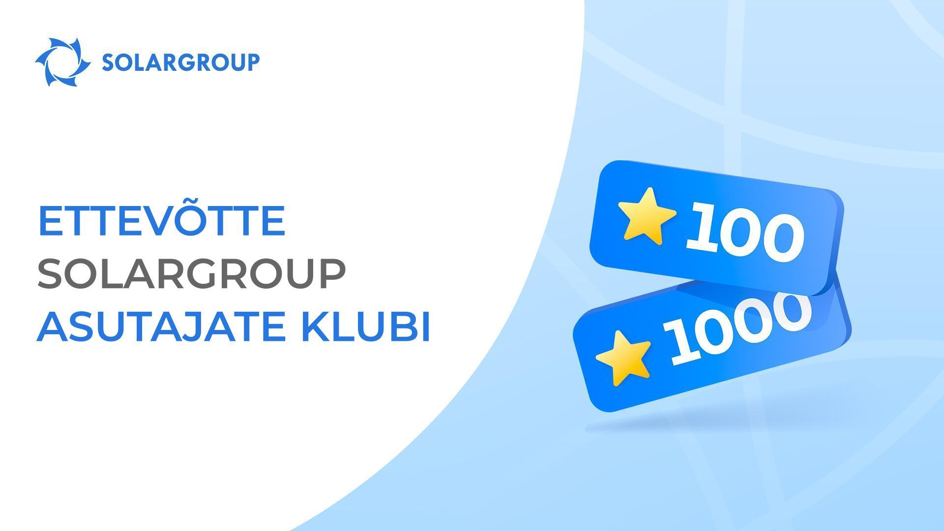 Klubi 100 ja klubi 1000 suureneb!