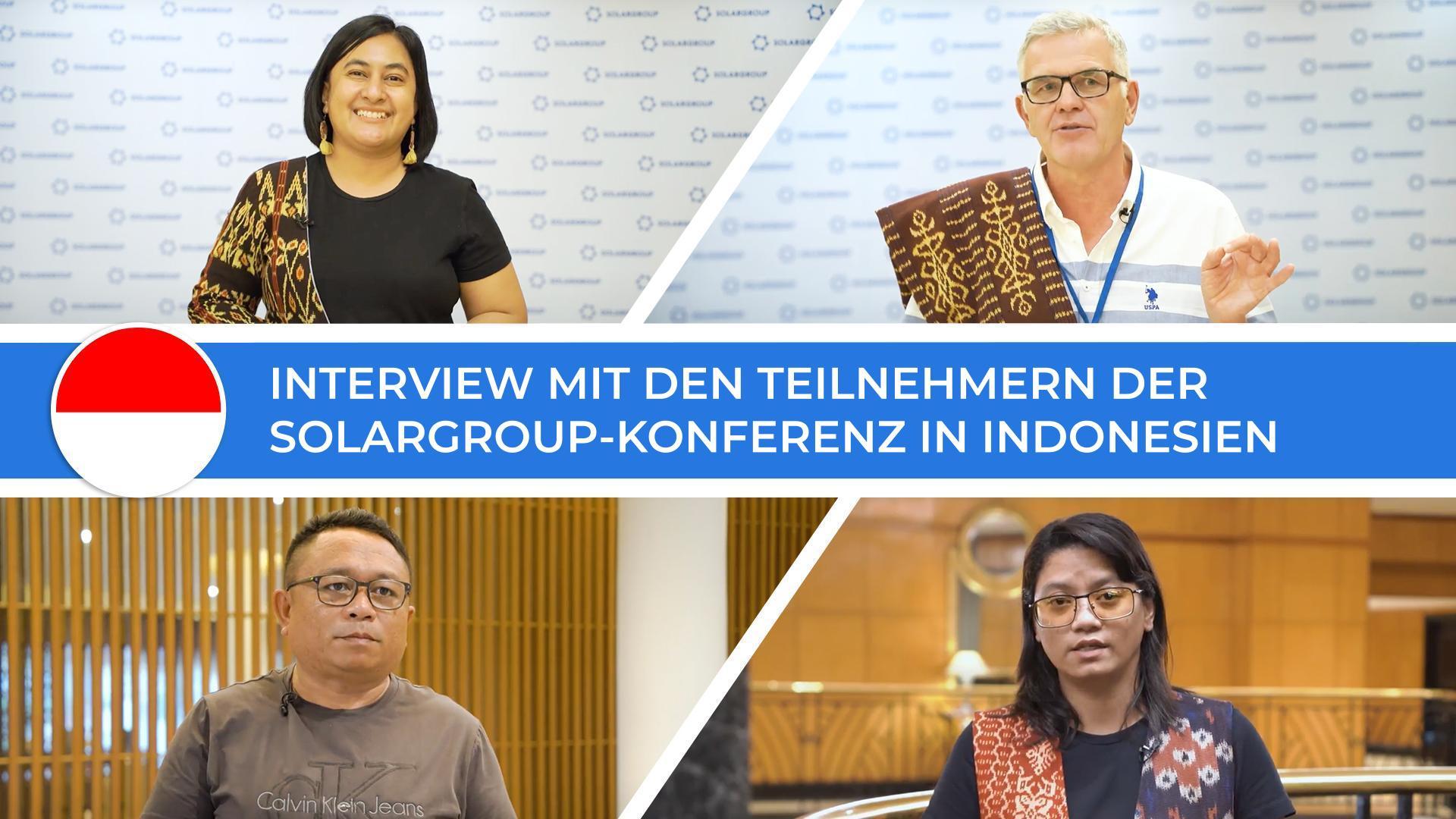 Interview mit den Teilnehmern der Konferenz in Indonesien: Kräftiger positiver Impuls
