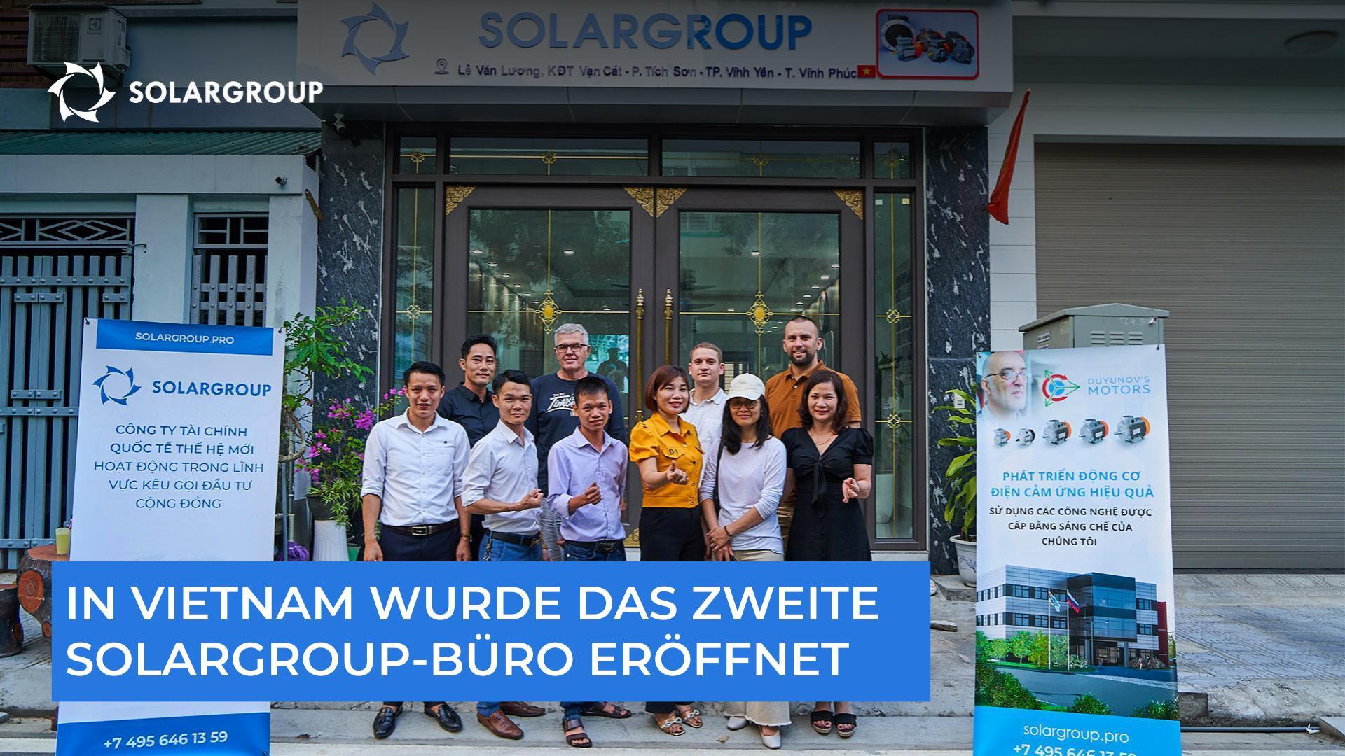 In Vietnam wurde das zweite SOLARGROUP-Büro eröffnet