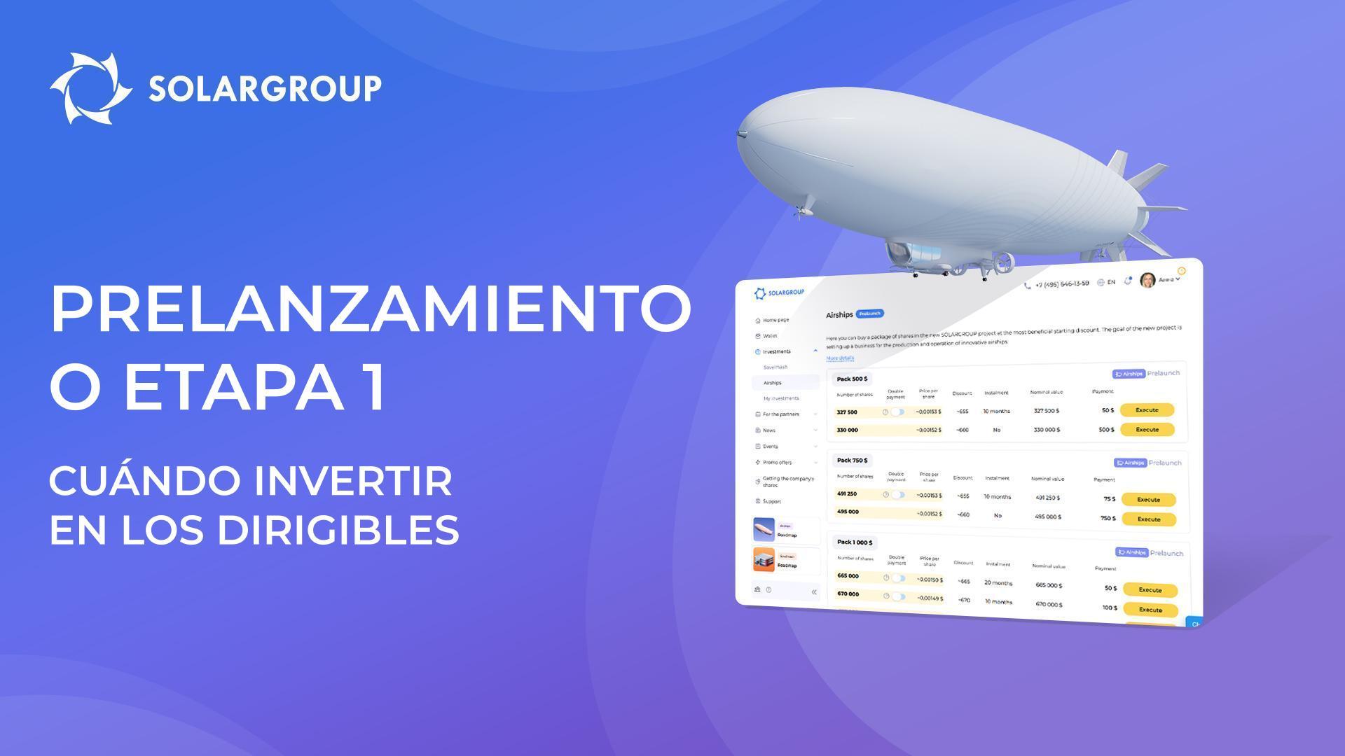 ¿Cuándo es mejor invertir en el proyecto: en la etapa prelanzamiento o en la primera?