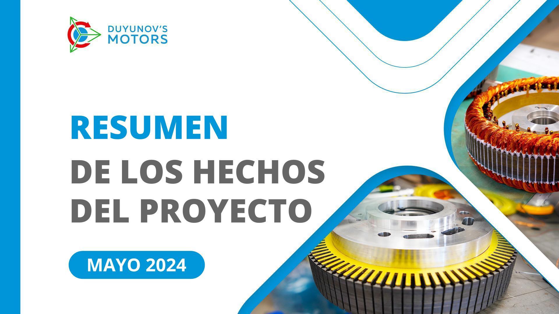 Hechos clave en el proyecto en mayo