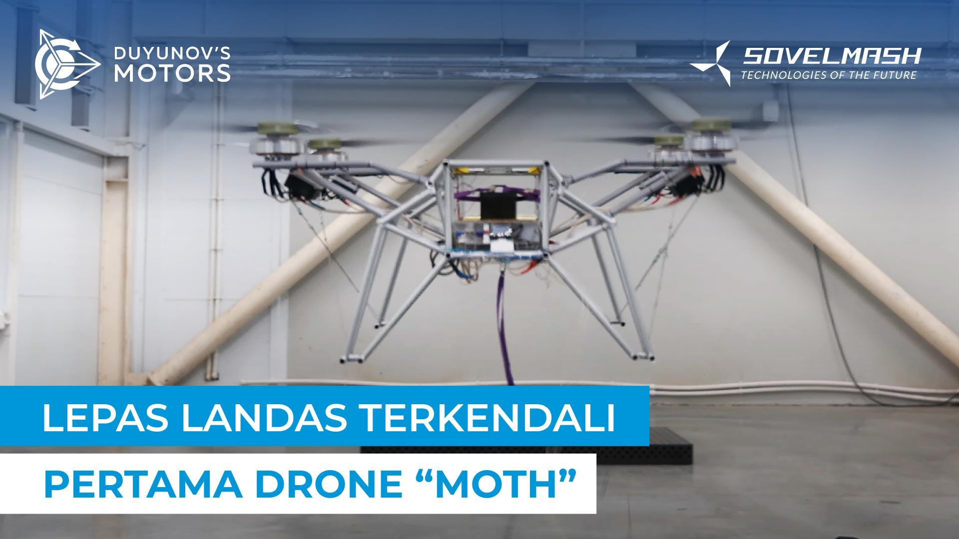 Peristiwa penting: drone Moth lepas landas untuk pertama kalinya!