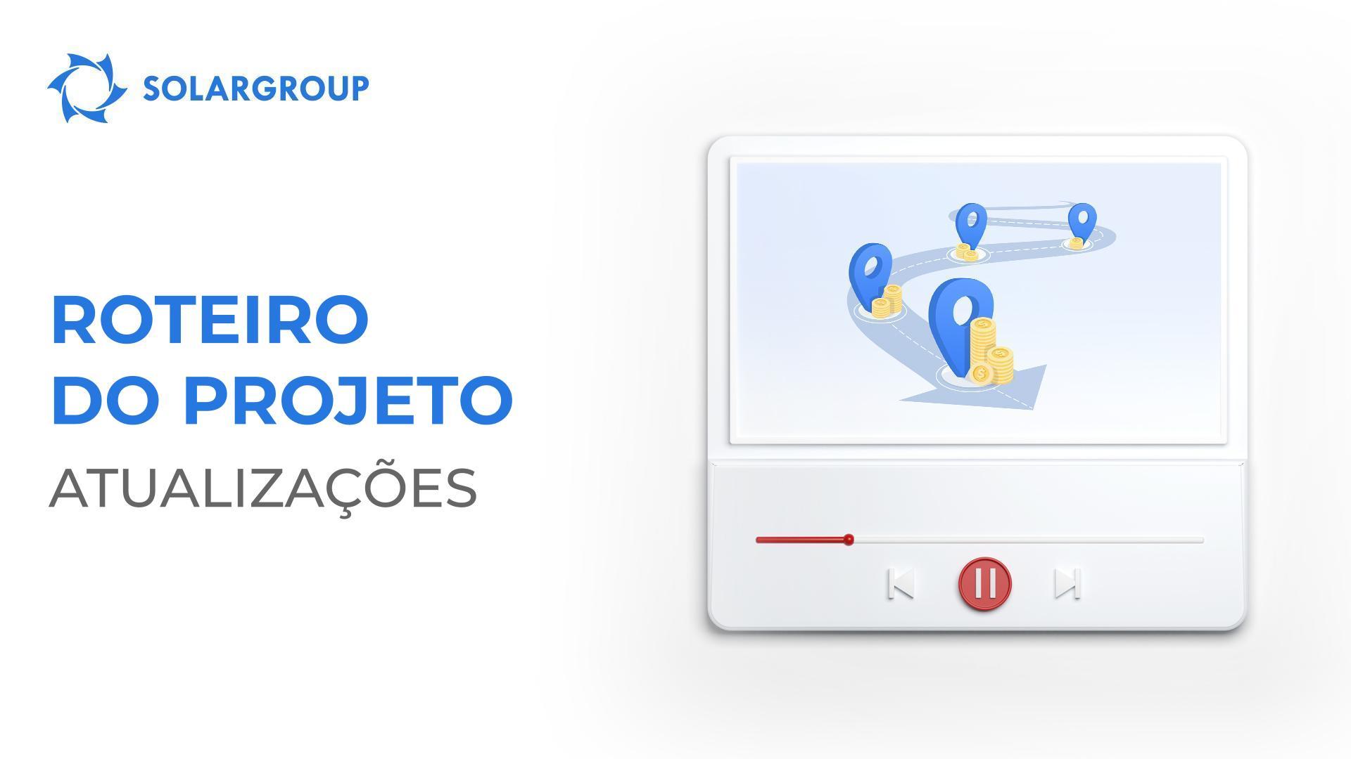 Atualizámos o roteiro do projeto