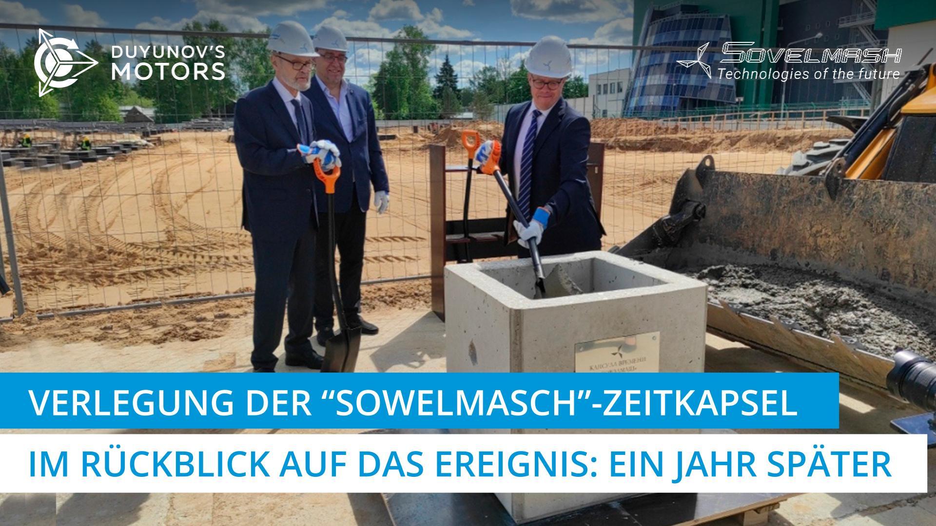 Verlegung der Zeitkapsel: Im Rückblick auf das Ereignis — ein Jahr später