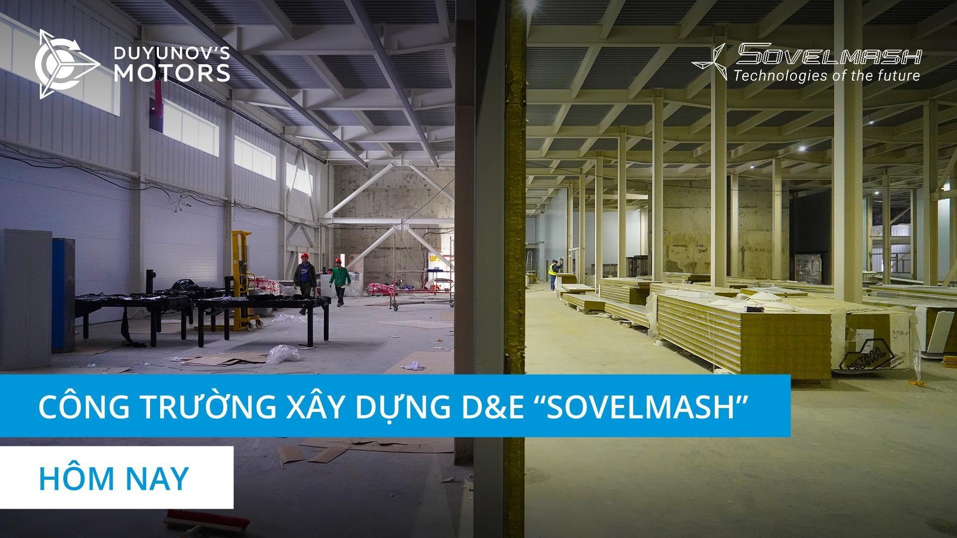 Công trường xây dựng "Sovelmash" hôm nay