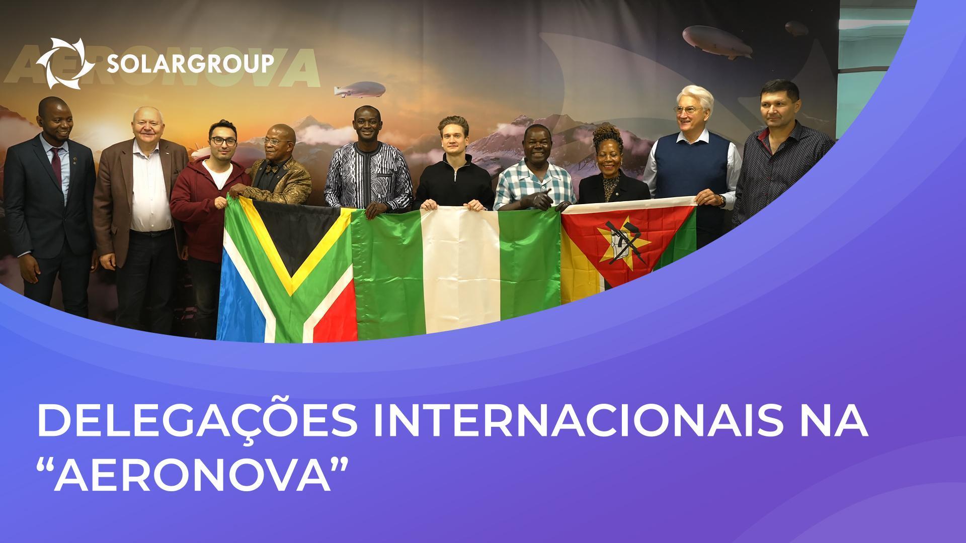 Os representantes de mais de 10 países diferentes ficaram a conhecer os futuros dirigíveis da Aeronova!