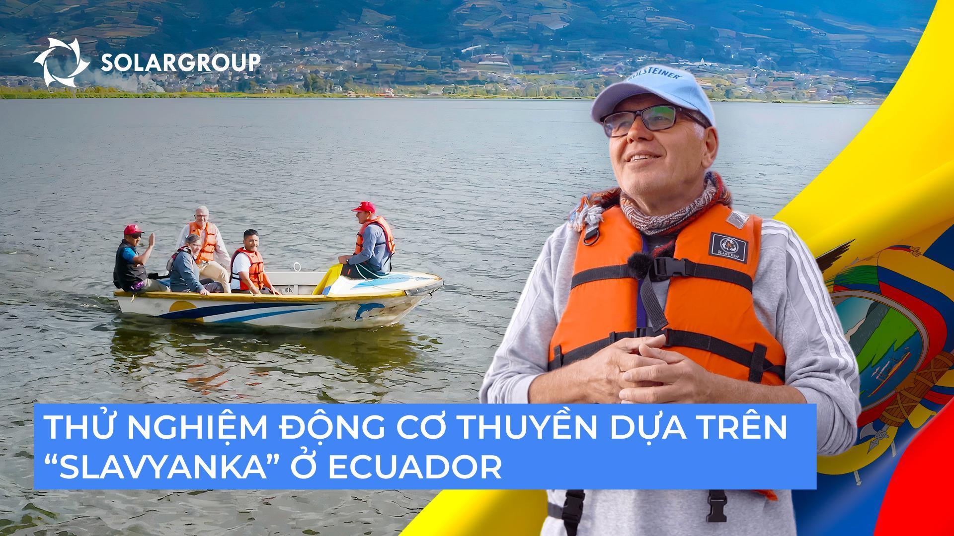 Một chiếc thuyền dựa trên "Slavyanka" đã được thử nghiệm trên hồ núi San Pablo