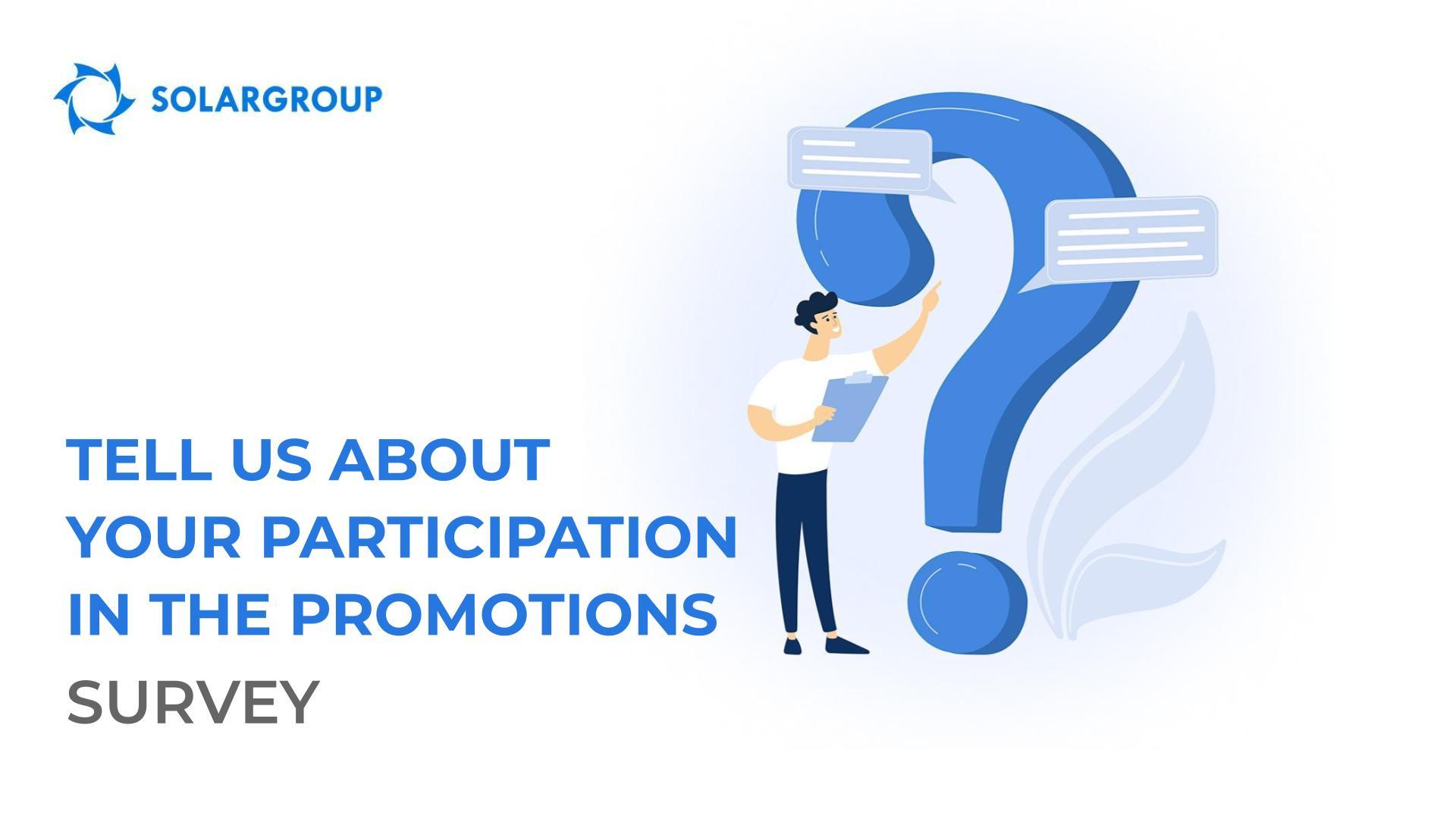 Survey! What does participating in the promos do for you?