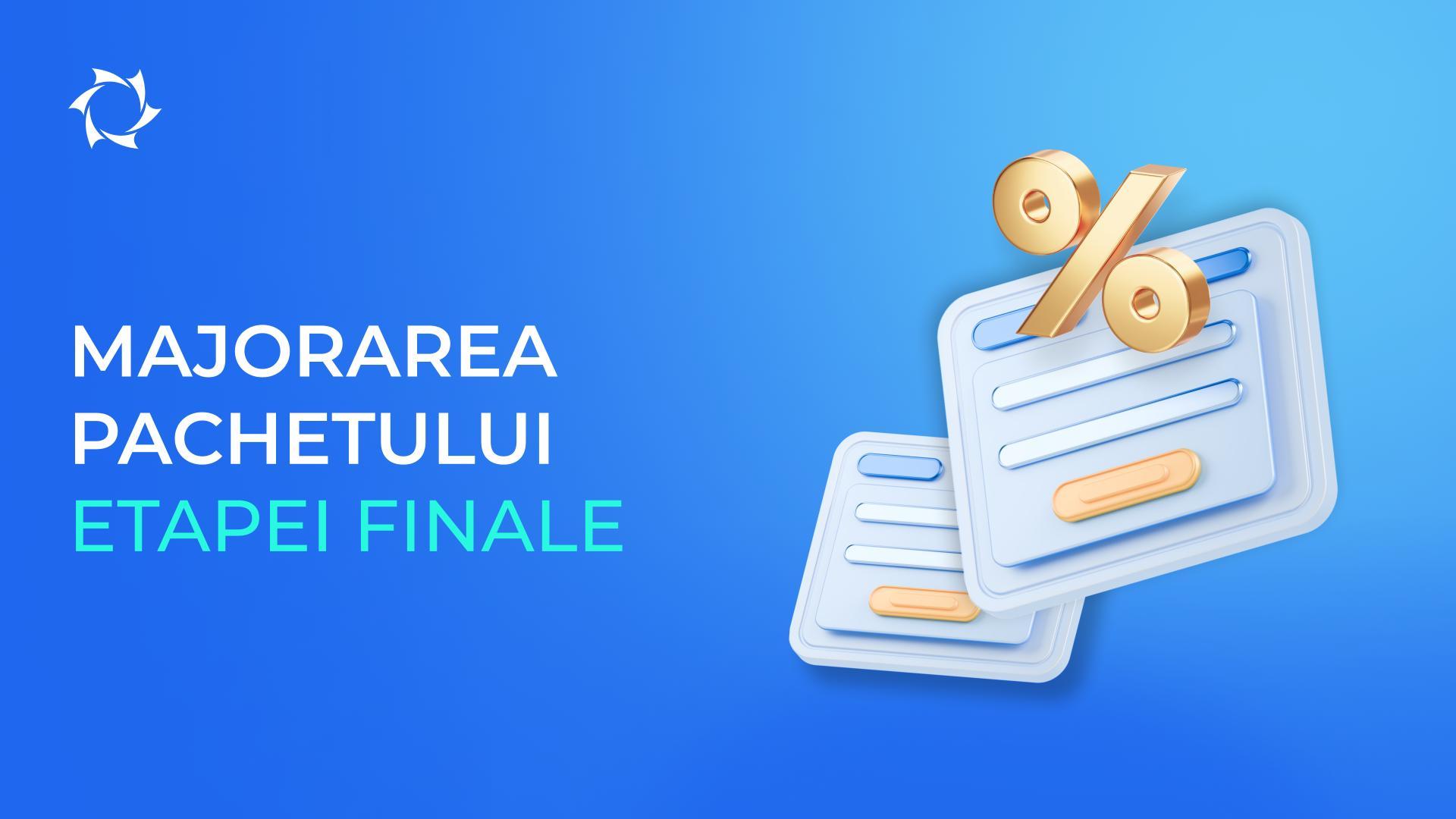 Deschidem accesul la majorarea oricăror pachete ale etapei finale în proiectul "Motoarele lui Duyunov"!