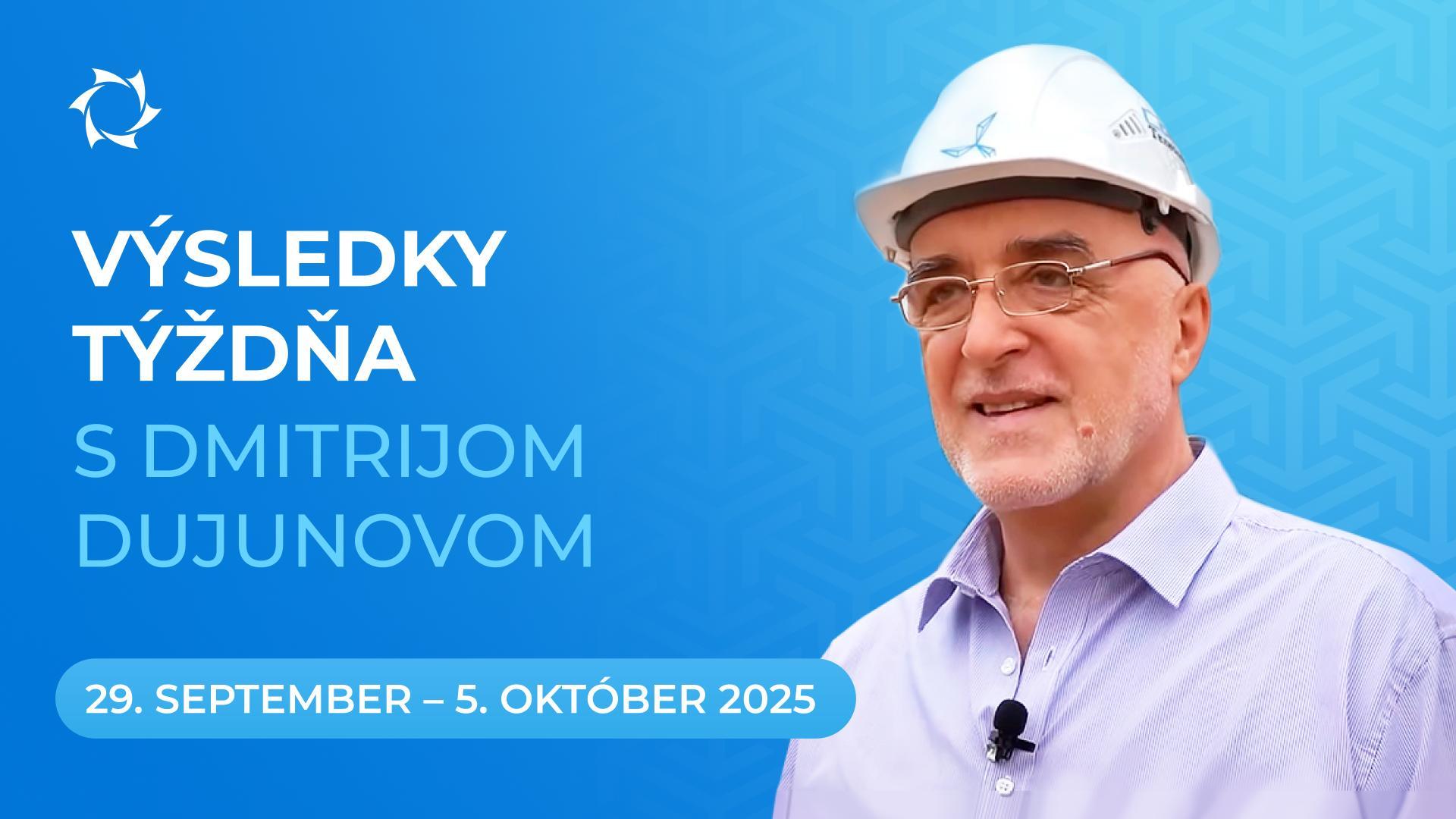 Výsledky týždňa v projekte Motory Duyunova