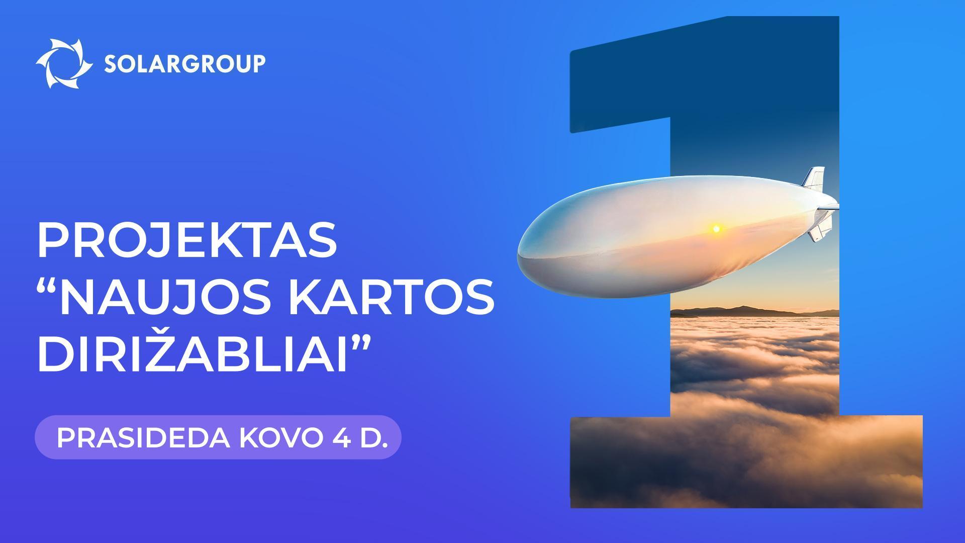 Pradedame novatoriškų dirižablių kūrimo projektą!