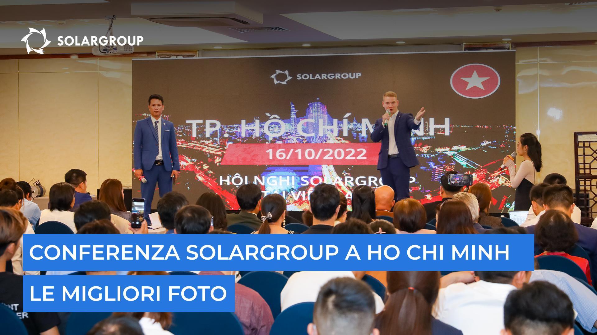 Conferenza SOLARGROUP a Ho Chi Minh: le migliori foto