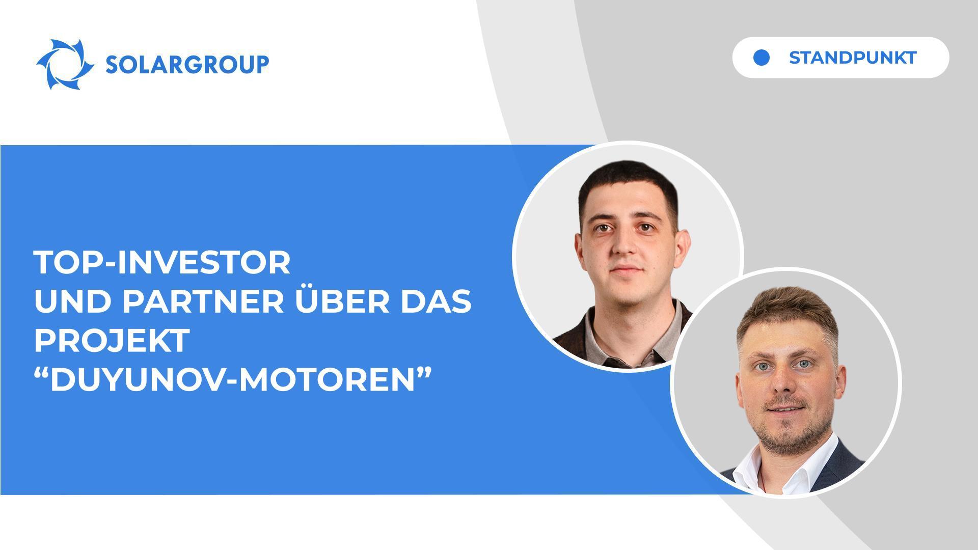 Standpunkt | Interview mit dem Teilnehmer des Projekts "Duyunov-Motoren", Vitaliy Barannikov