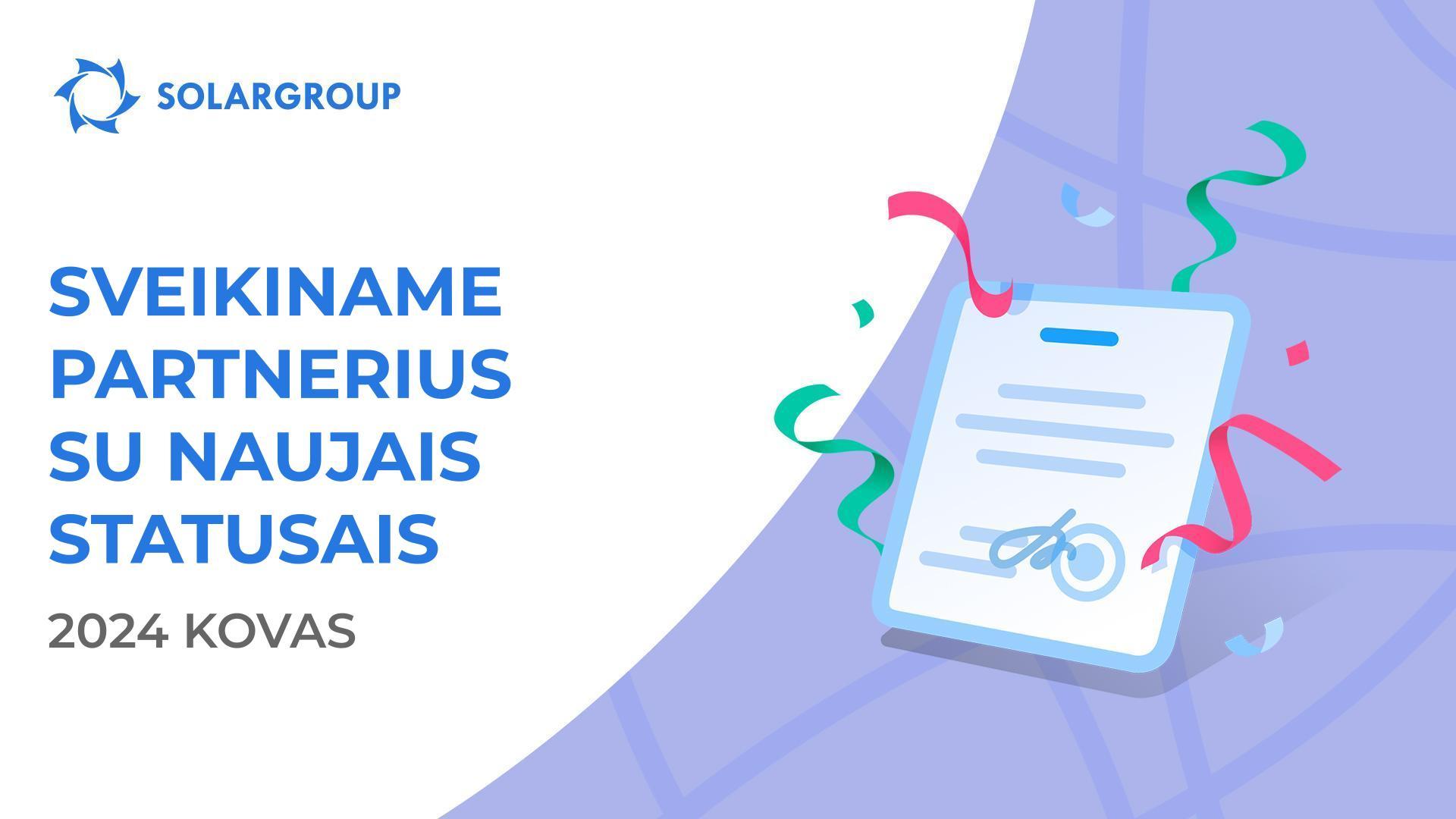 Sveikiname partnerius naujais statusais!👏