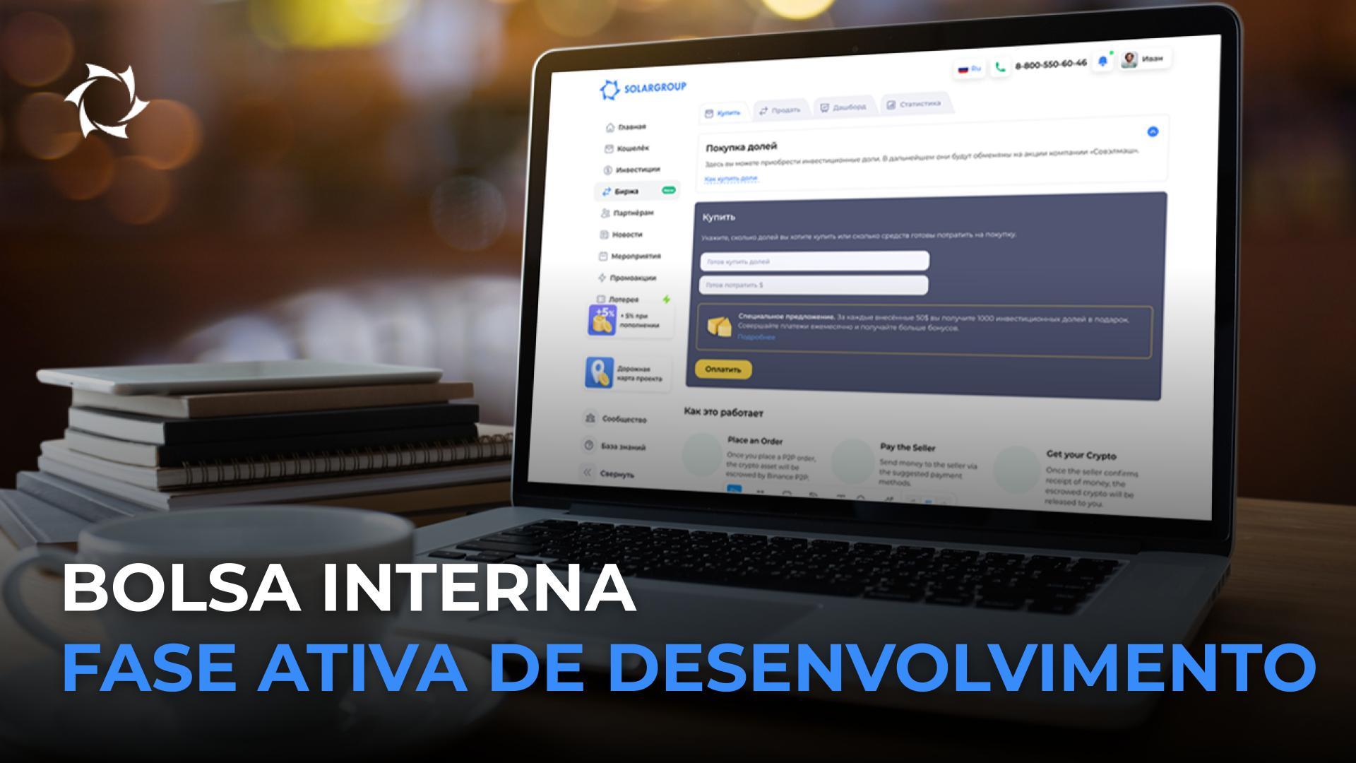 Vocês perguntaram sobre a bolsa — estamos acelerando seu lançamento!