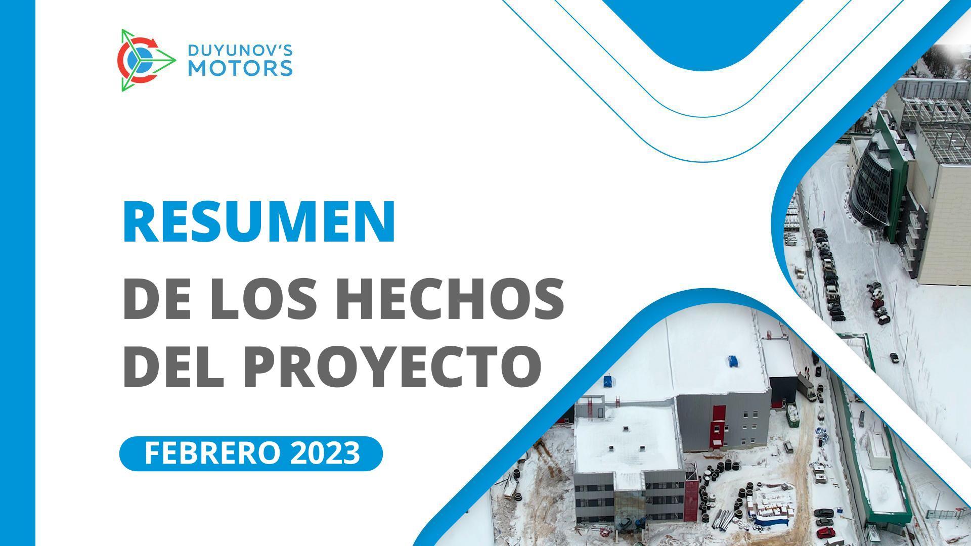 Hechos clave del proyecto: resumen de febrero