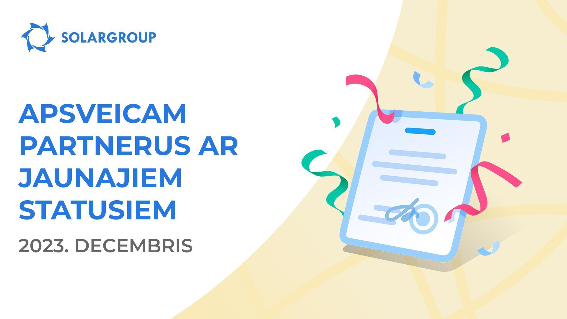 Sveicam partnerus jaunos statusos!