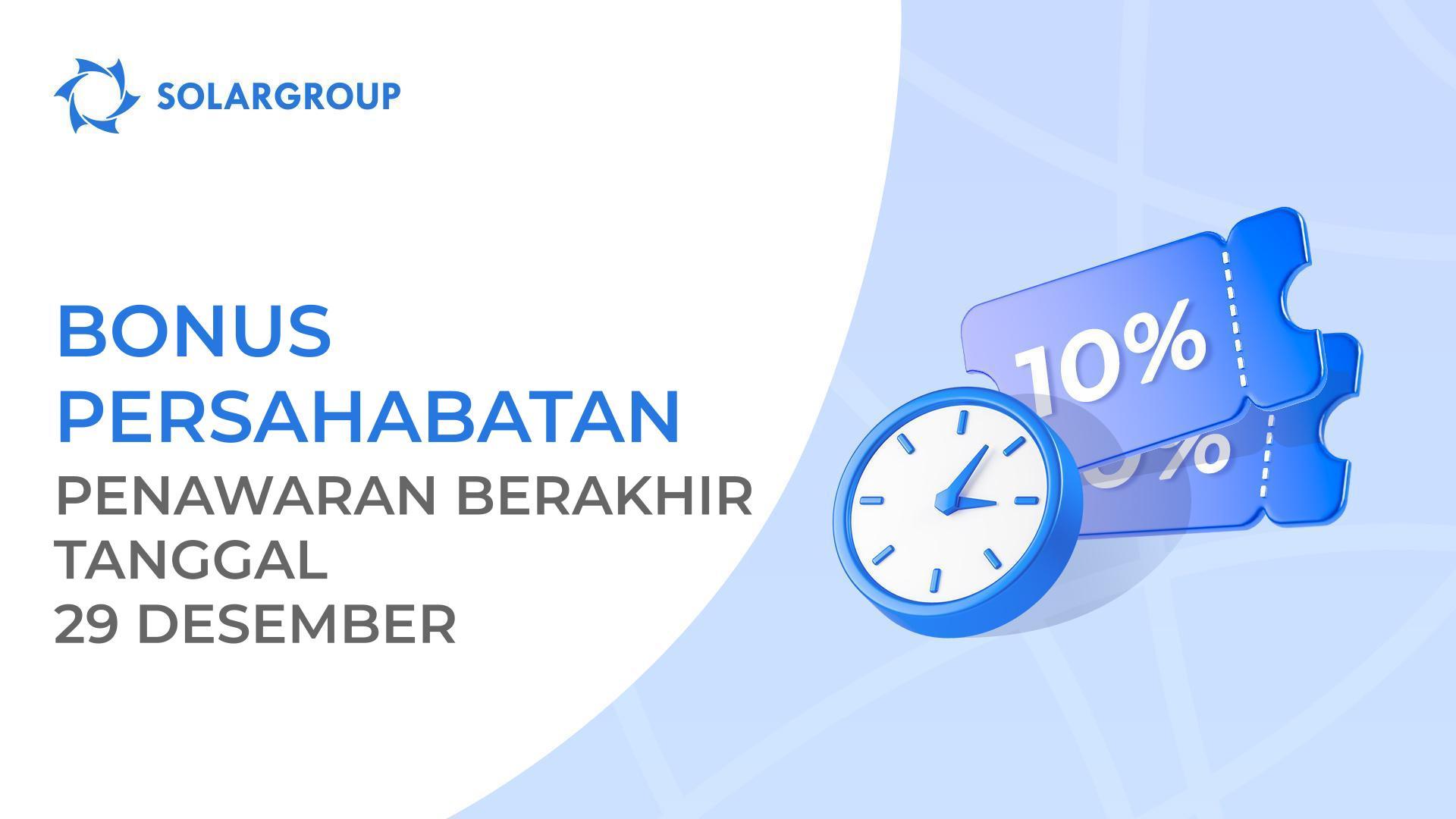 Segera dapatkan kode promosi untuk +10% saham!