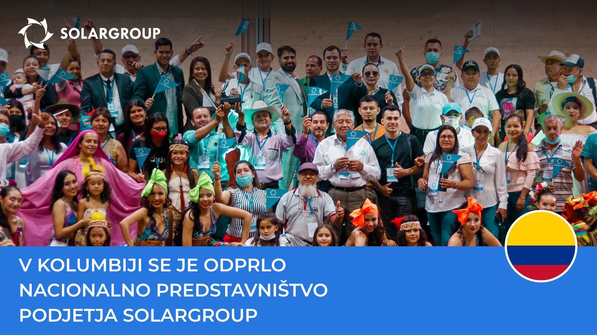 V Kolumbiji se je odprlo nacionalno predstavništvo podjetja SOLARGROUP