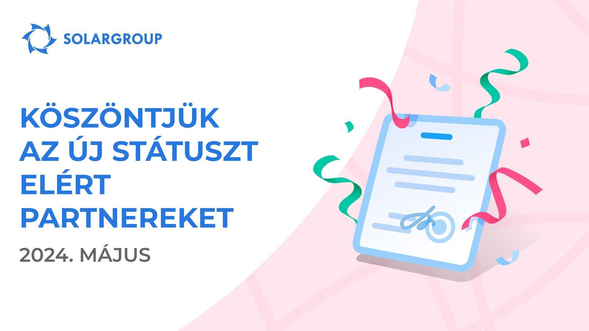 Köszöntjük az új státuszt elért partnereket!👏