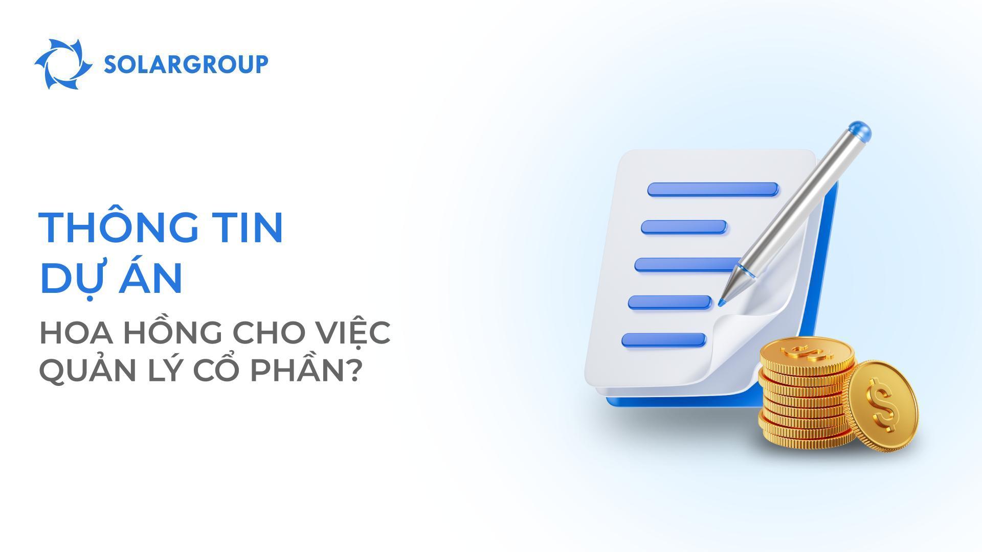 Chi phí sở hữu cá nhân đối với cổ phần và quản lý thông qua SOLARGROUP là bao nhiêu?