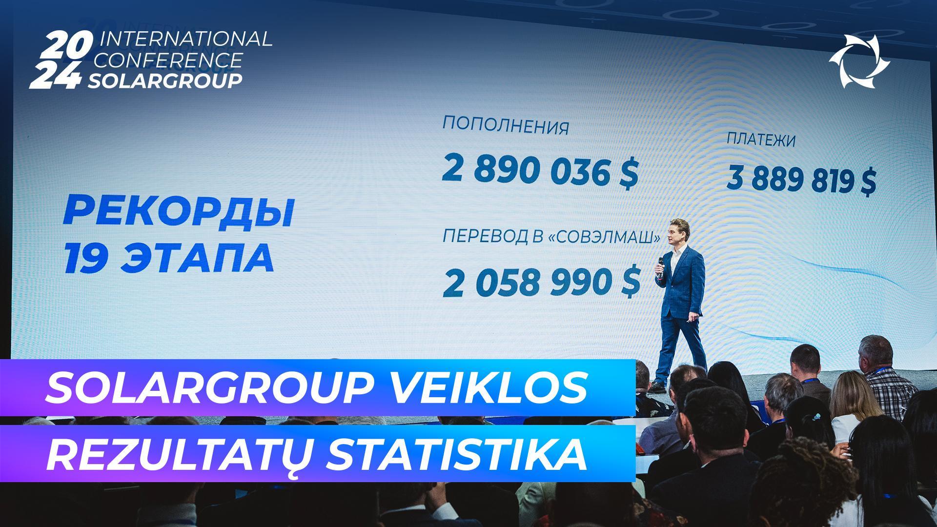 Įmonės veiklos pagrindiniai rezultatai
