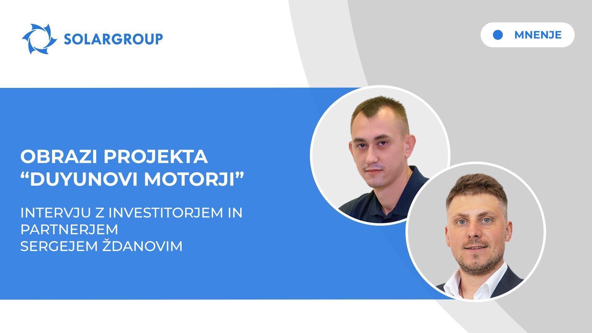 Mnenje | Intervju z investitorjem in partnerjem Sergejem Ždanovim