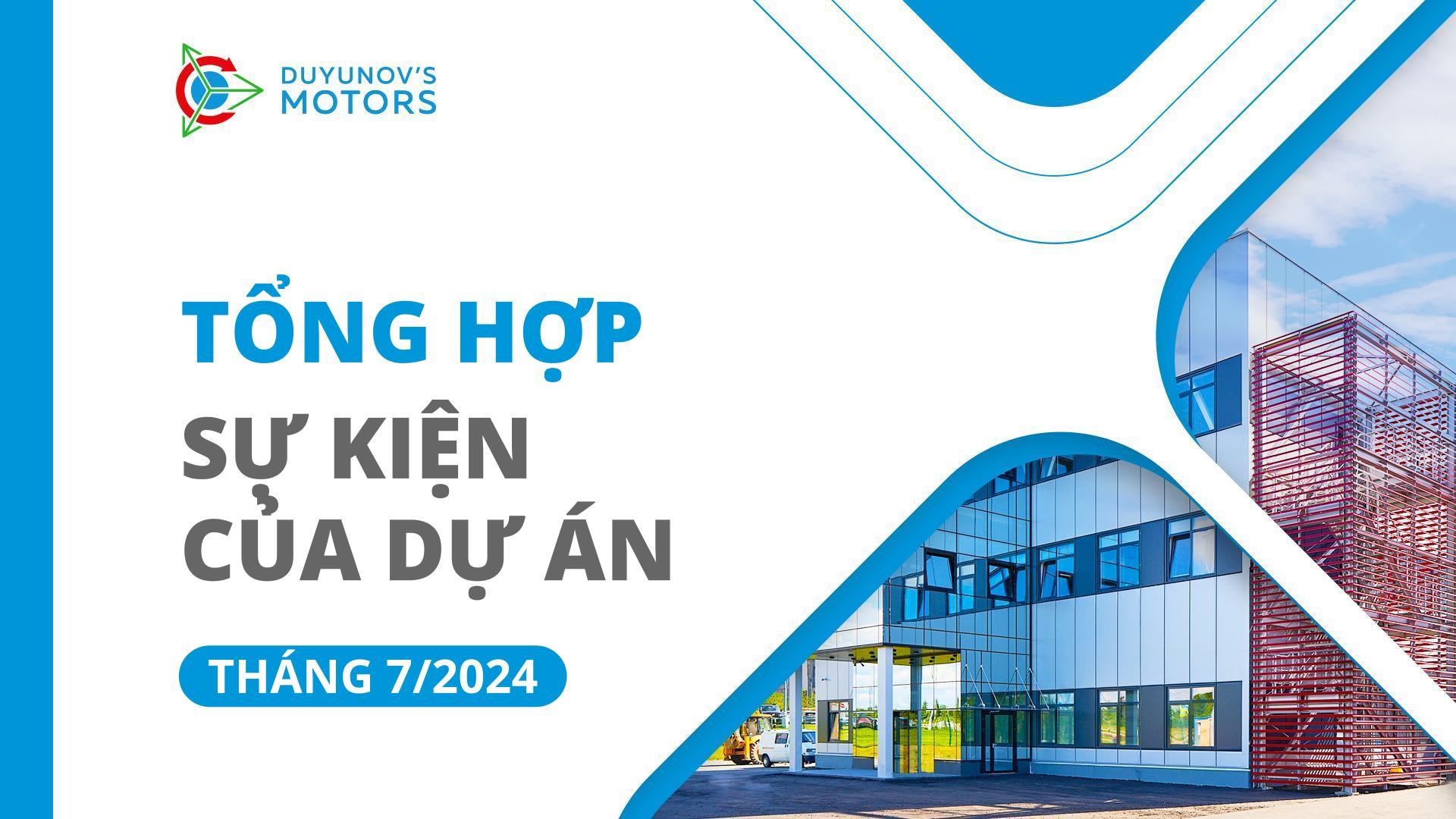 Sự kiện chính của dự án trong tháng 7