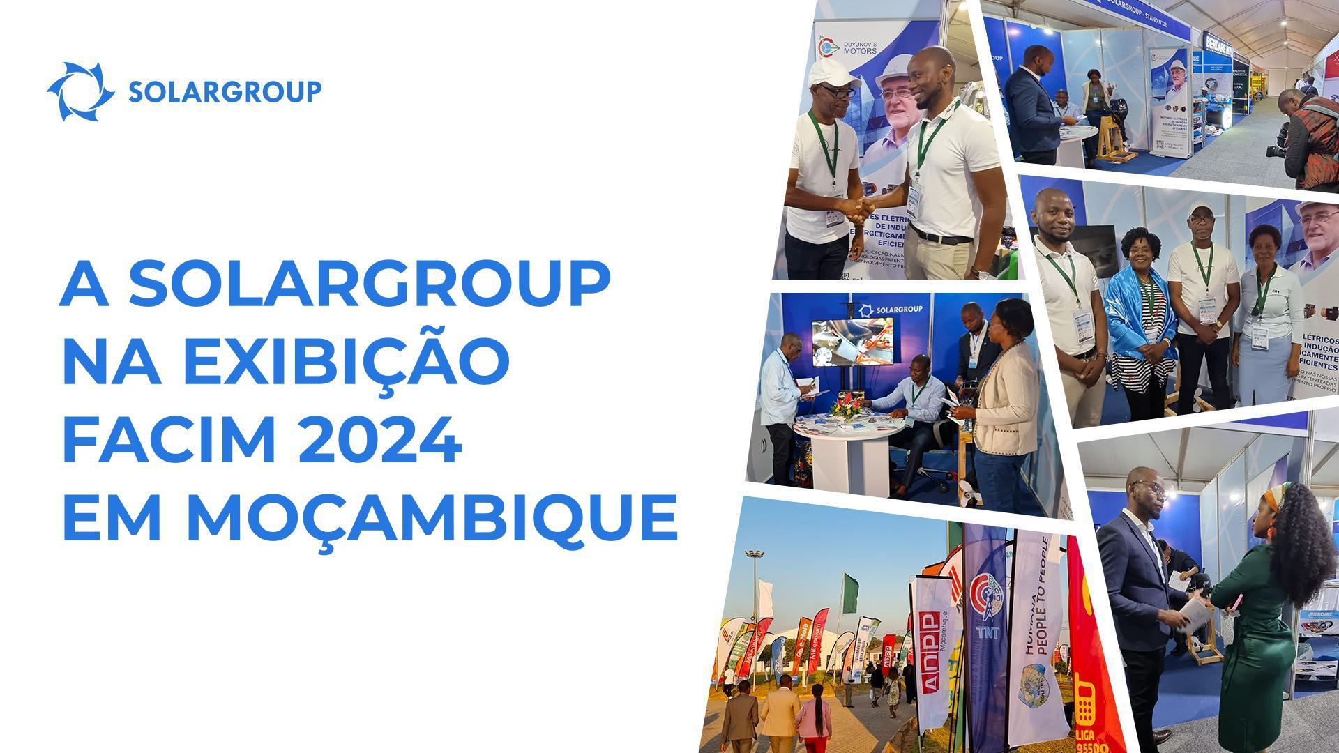 Como foi a SOLARGROUP representada na Exibição Internacional?