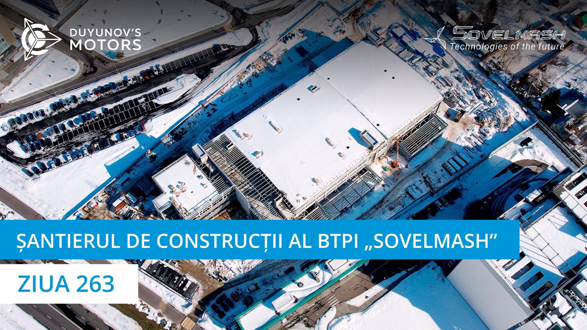 Construcția BTPI „Sovelmash”: o nouă etapă a lucrărilor — montarea ferestrelor