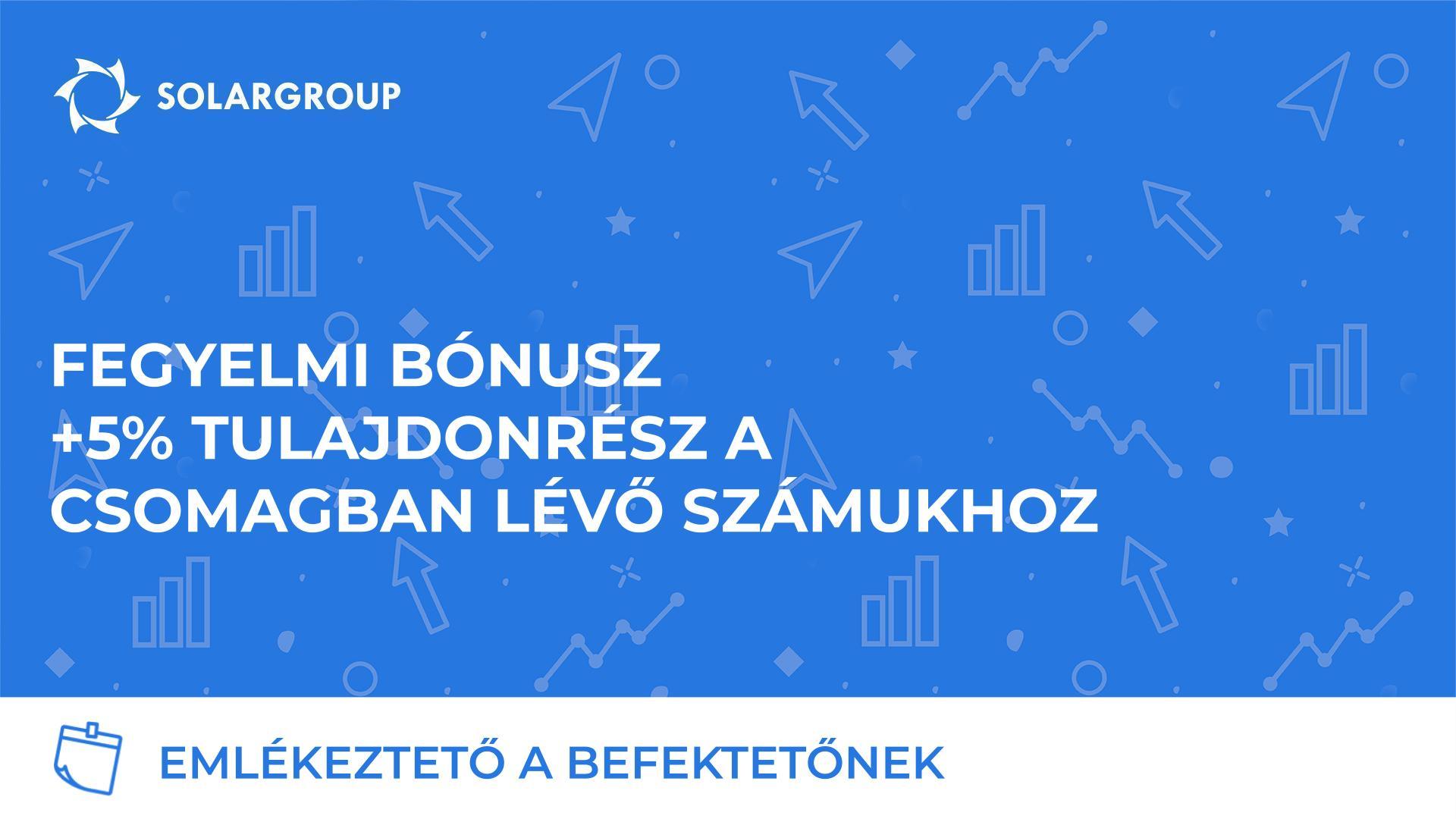 +5% tulajdonrész a részletfizetések időben történő befizetése esetén