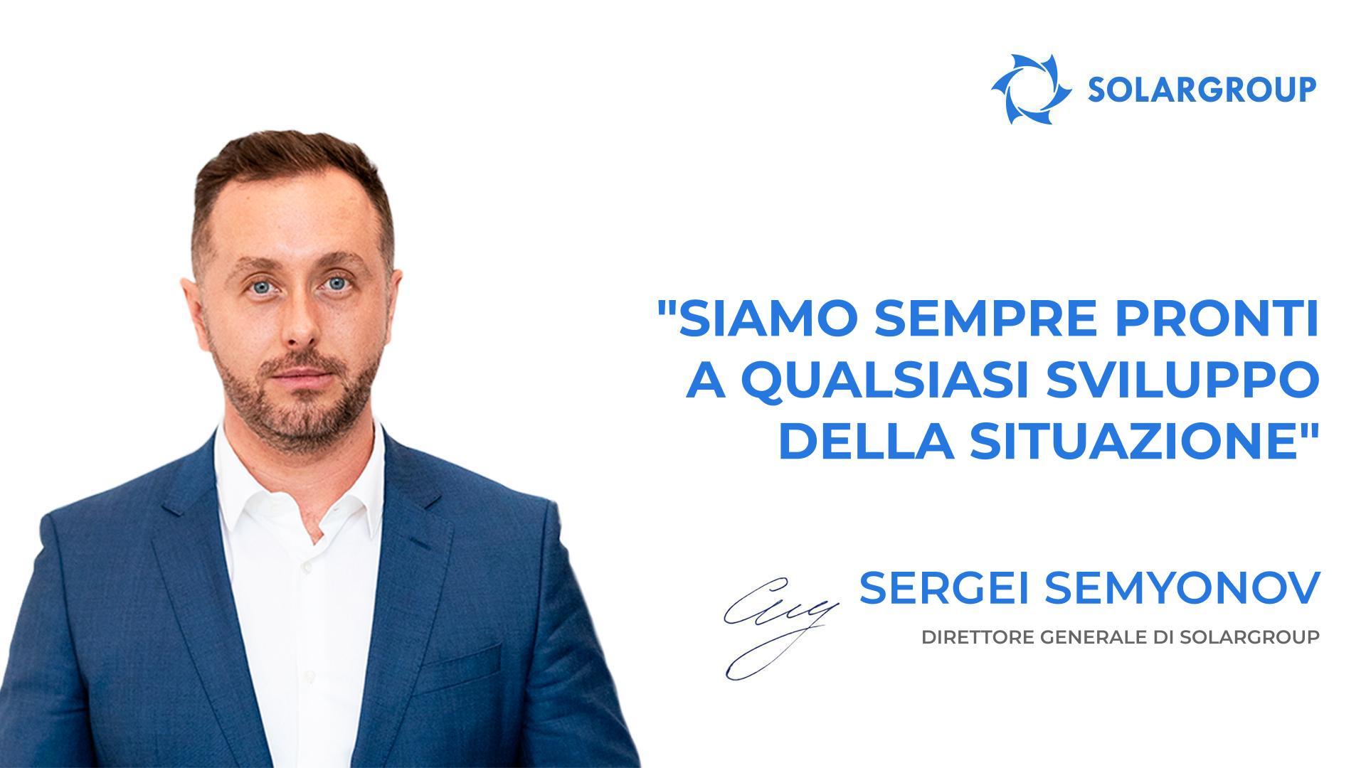 Siamo sempre pronti a qualsiasi sviluppo della situazione