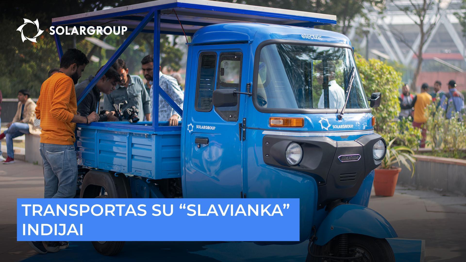 Transportas su „Slavianka“ Indijai