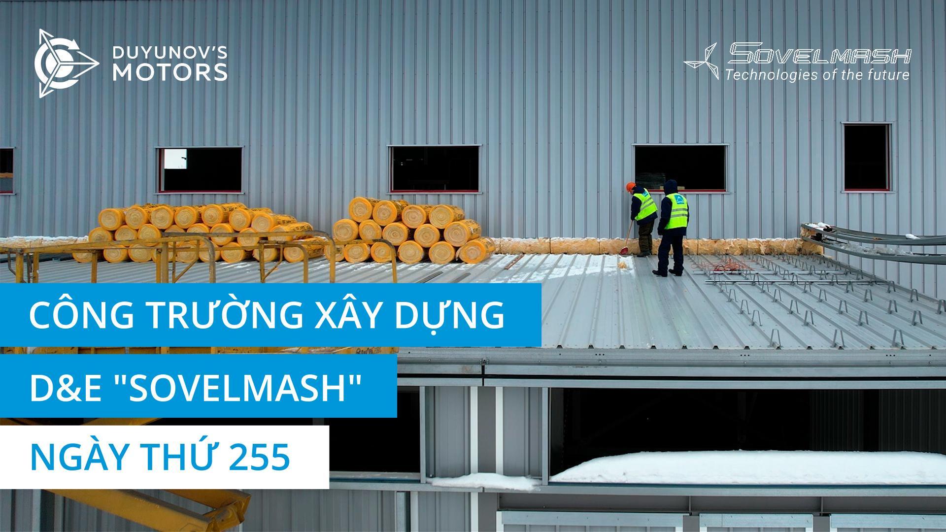 Lắp đặt vách ngăn bên trong, bắt đầu lắp đặt mái nhà trên các tầng mở rộng một tầng | Ngày thứ 255