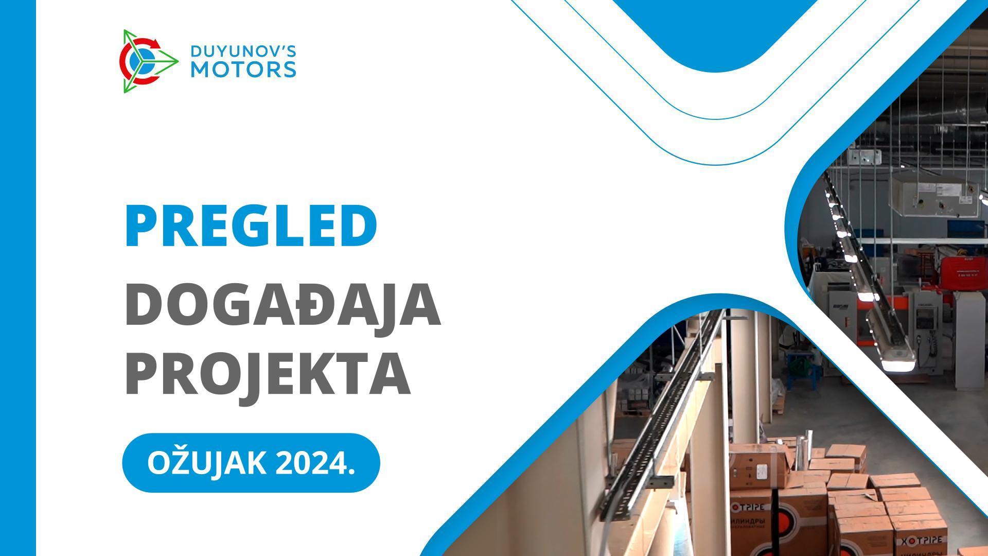 Ključni događaji projekta u ožujku