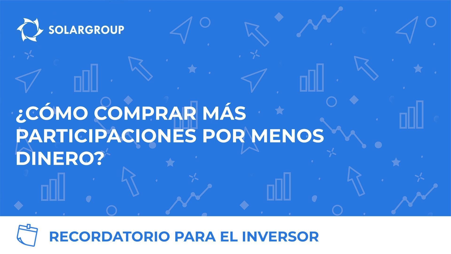Recordatorio para el inversor: cómo comprar más participaciones por menos dinero
