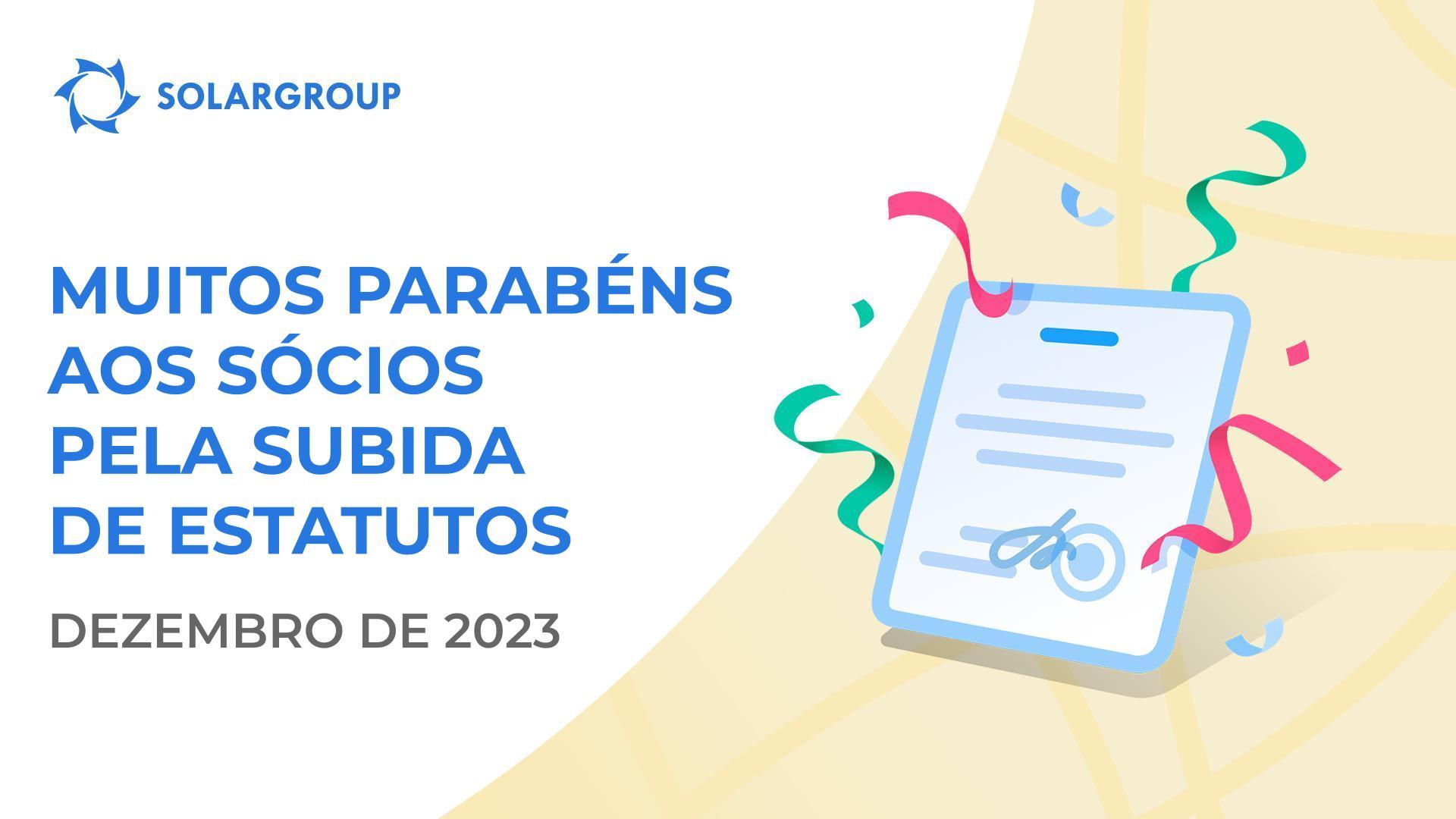 Felicitamos todos os sócios que alcançaram novos estatutos!