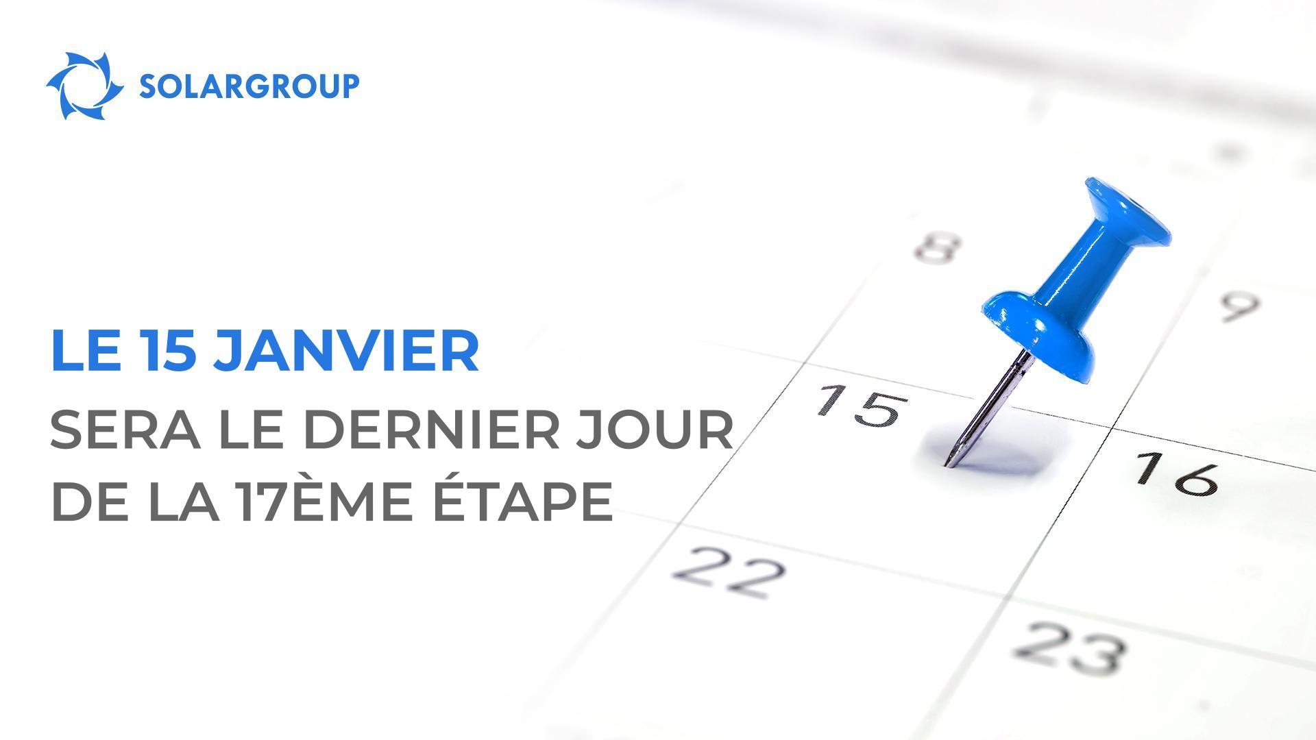 Le dernier jour de la 17ème étape : mémo pour les participants au projet des "Moteurs Duyunov"