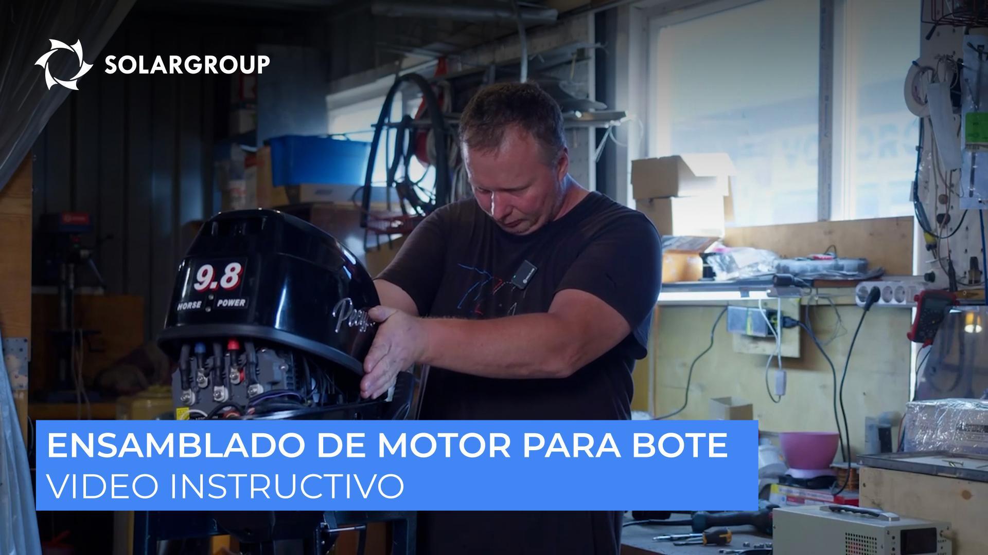 ¿Cómo ensamblar un motor eléctrico en "Slavyanka" para un bote?