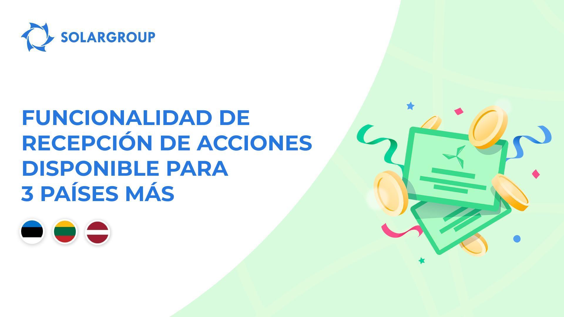 Abrimos la funcionalidad en los países: Estonia, Lituania, Letonia